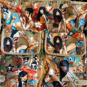 RARE: LeSportac Tokidoki Campeggio Shoulder Bag - Playground Print